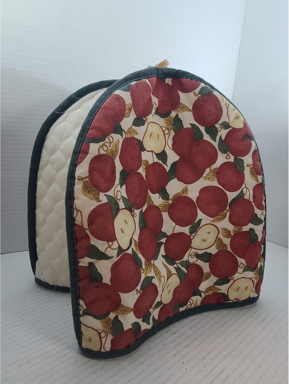 Country Apple Quilted Vintage Mixer Cover Cottage Farmhouse
